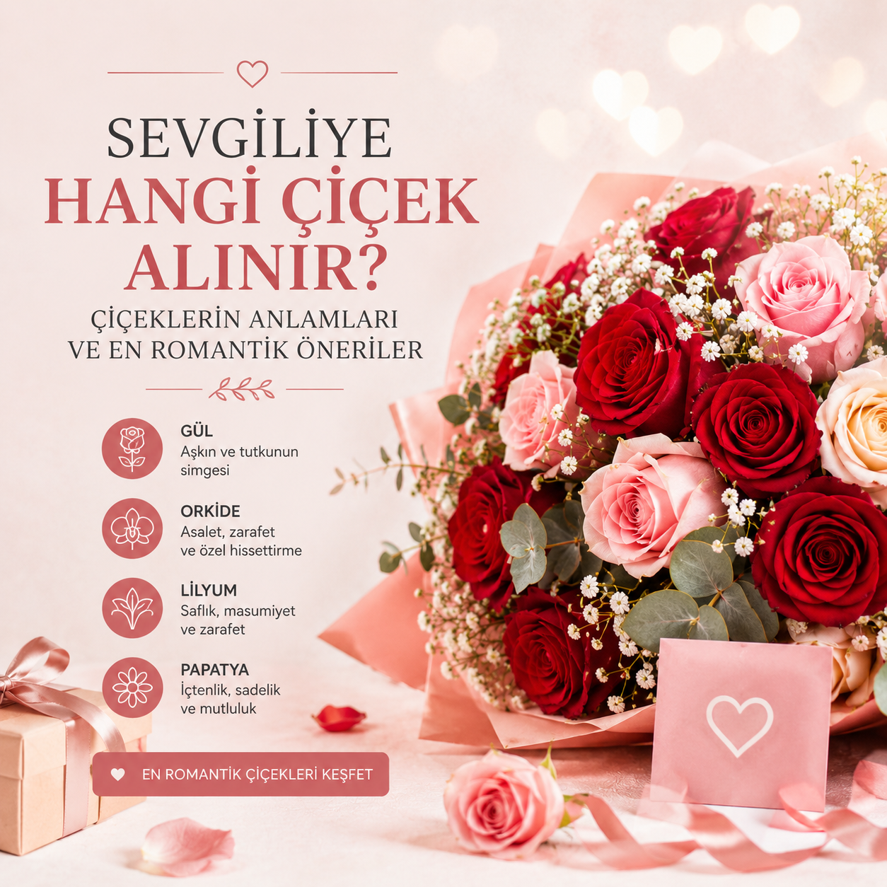 haberler Sevgiliye Hangi Çiçek Alınır? Çiçeklerin Anlamları ve En Romantik Öneriler