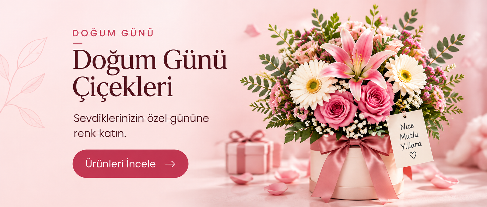 Doğum günü çiçekleri