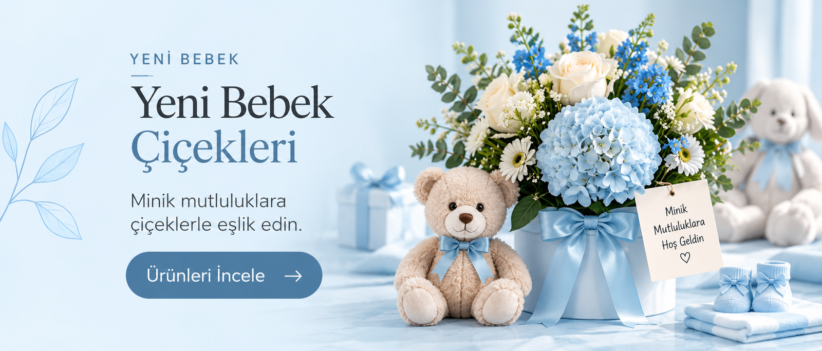 Yeni bebek çiçekleri
